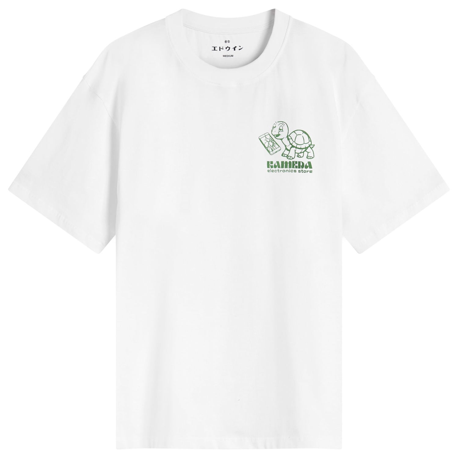 Тениска EDWIN Edwin Kaemra Graphic T-Shirt Бяло | I036396-0267, 0