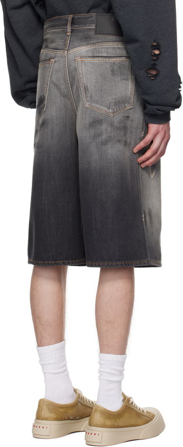 Къси панталони Acne Studios Acne Studios Loose Fit Denim Shorts Сиво | BE0173-, 2