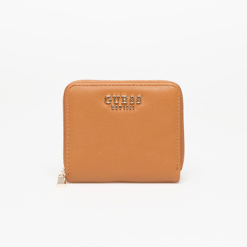Портфейл GUESS GUESS Talent Small Zip Around Wallet Кафяво | SWNG9669137-CAR