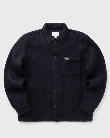 Яке Lacoste Woven Collared Button-Front Chest Pocket Shirt Jacket Тъмно синьо | CH8997-HDE, 0