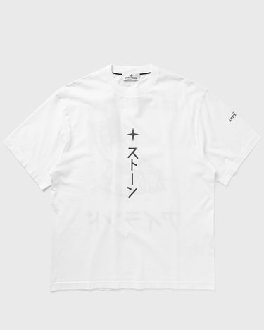 Тениска Stone Island Short Sleeve Katakana Graphic T-Shirt Бяло | K2S152100021S0236.V0001, 0