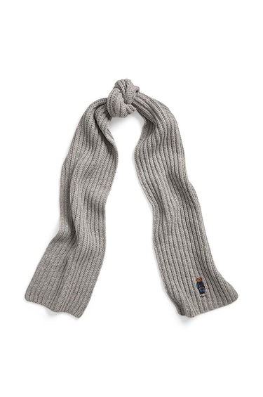 Шал Polo by Ralph Lauren Scarf Knitted Сиво | 455931877, 0