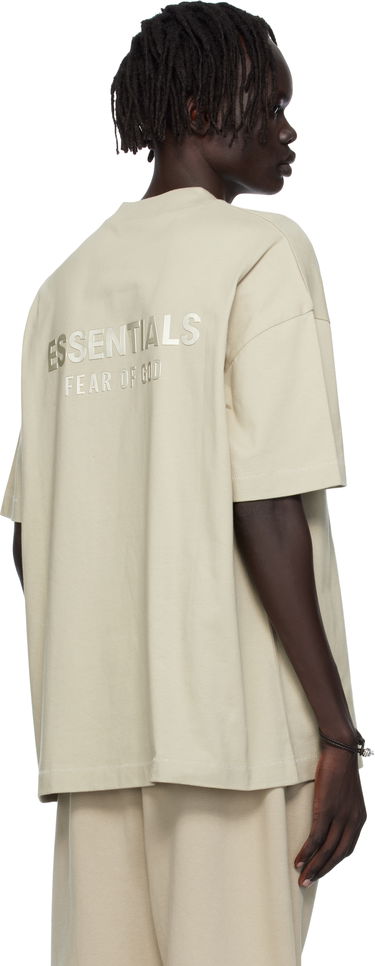 Тениска Fear of God ESSENTIALS Classic Fit T-Shirt Бежово | 125SP254196F, 2
