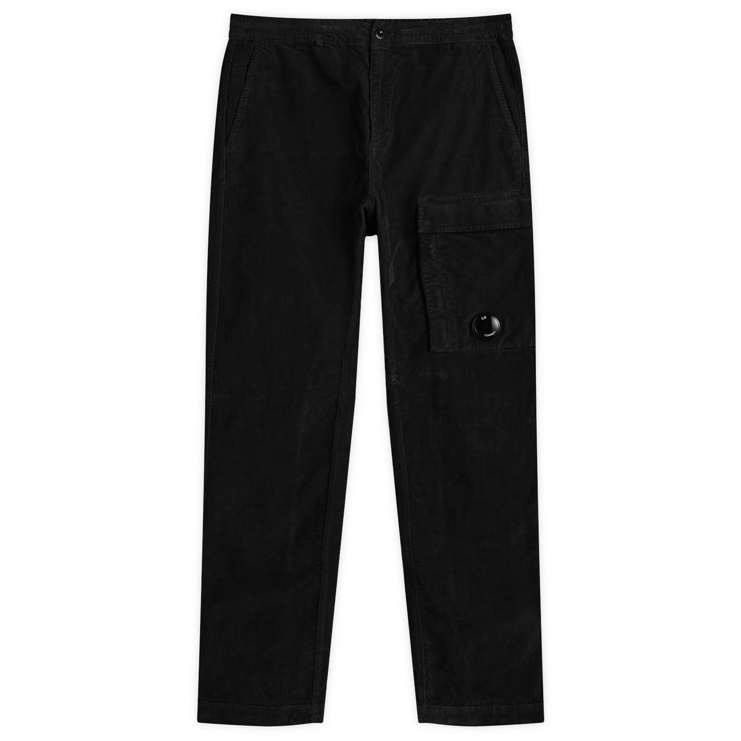 Карго панталони C.P. Company Corduroy Lens Cargo Pant Черно | 19CMPA169A-006410O-999, 1
