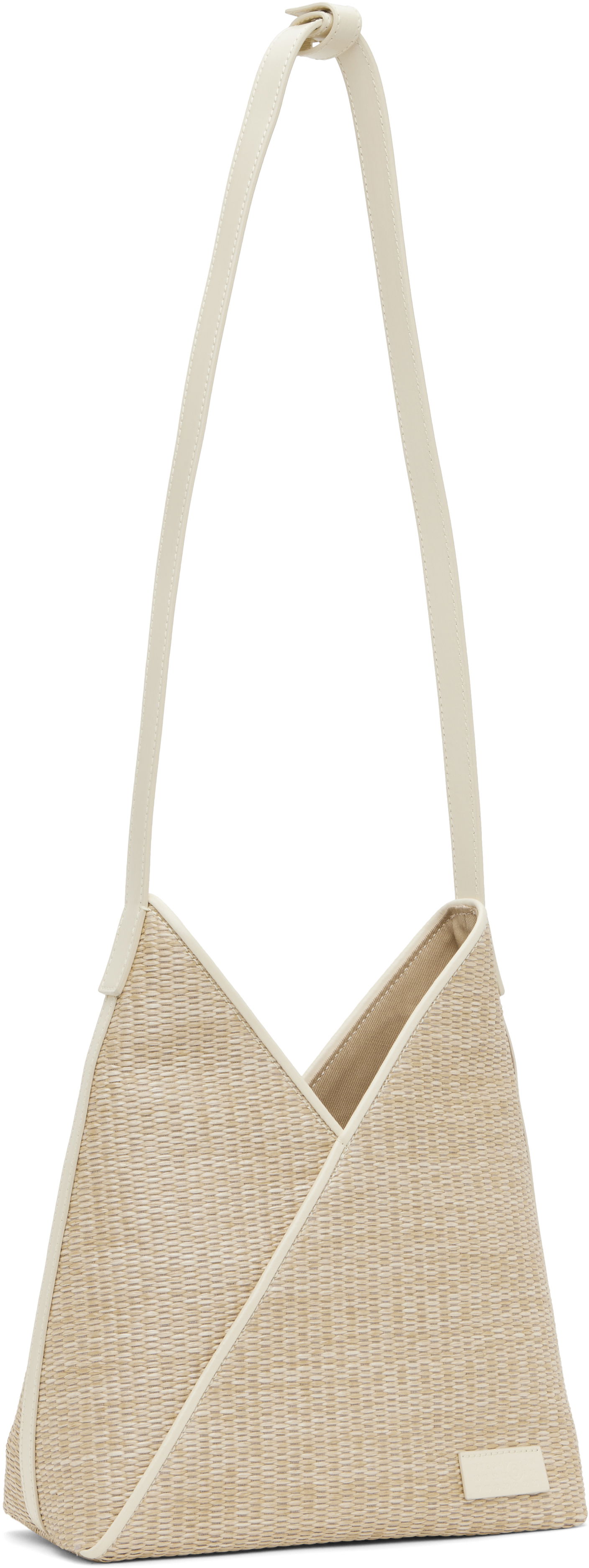 Дамска чанта Maison Margiela MM6 Maison Margiela Raffia Shoulder Bag Бежово | SB5ZH0019 P7256, 1