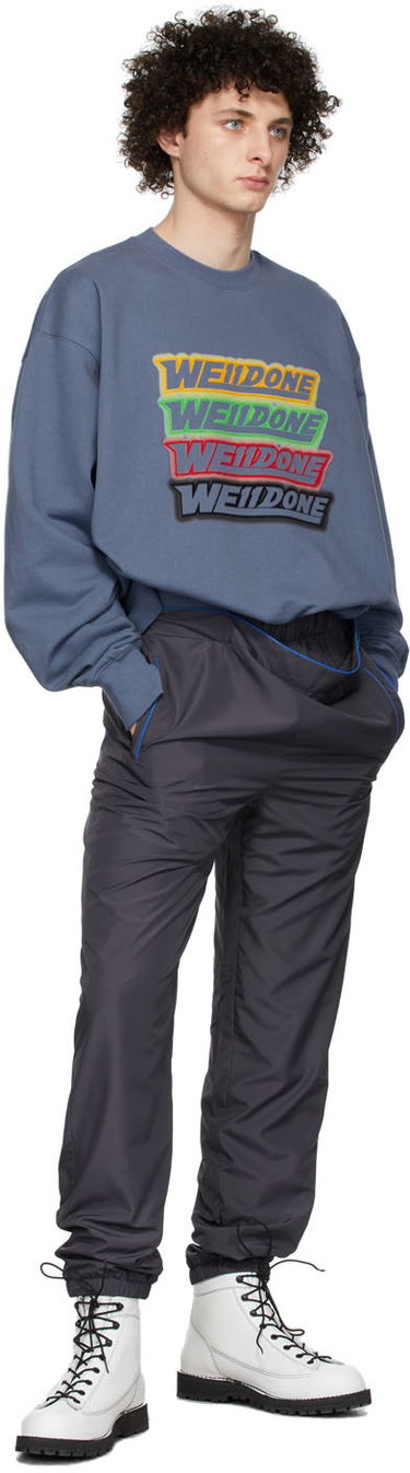 Суитчър We11done We11done French Terry Sweatshirt Синьо | WD-TS1-22-651-U-NV, 3
