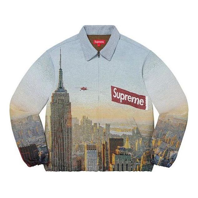 Яке бомбър Supreme Aerial Tapestry Harrington Jacket Синьо | SUP-FW20-273