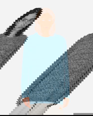 Пуловер Maison Margiela Oversize Sweater Синьо | S50GP0302 001F, 1