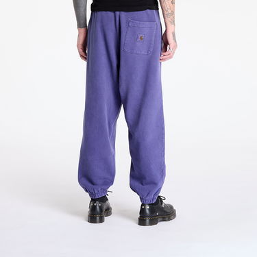 Спортни панталони Carhartt WIP Sweatpants Vista Grand Sweat Pant Aura Garment Dyed XS Синьо | I032337.2BZGD, 2