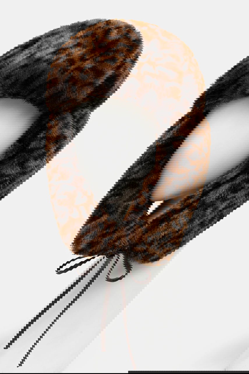 Шапка Kangol Leopard Print Faux Fur Trapper Hat Кафяво | K4266ST.LEOPARD, 0
