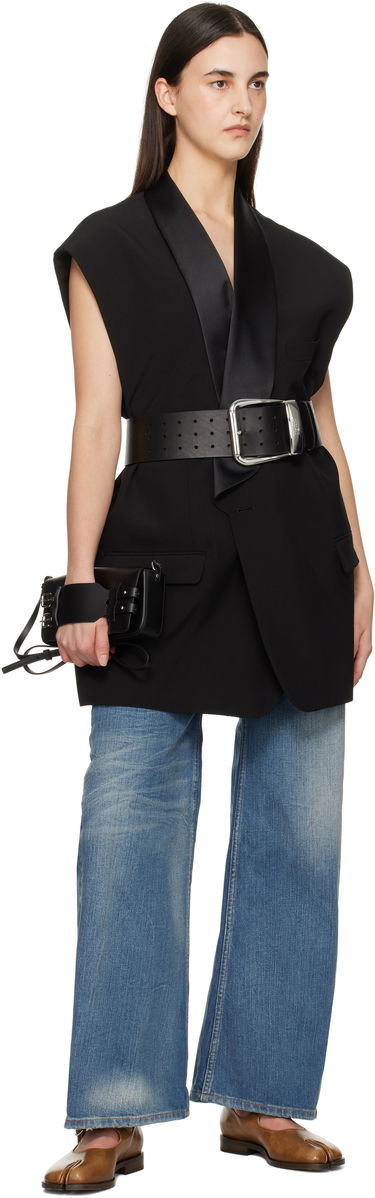 Дамска чанта Maison Margiela MM6 Maison Margiela Small Bracelet Bag Черно | SB6WG0018 P8327, 3