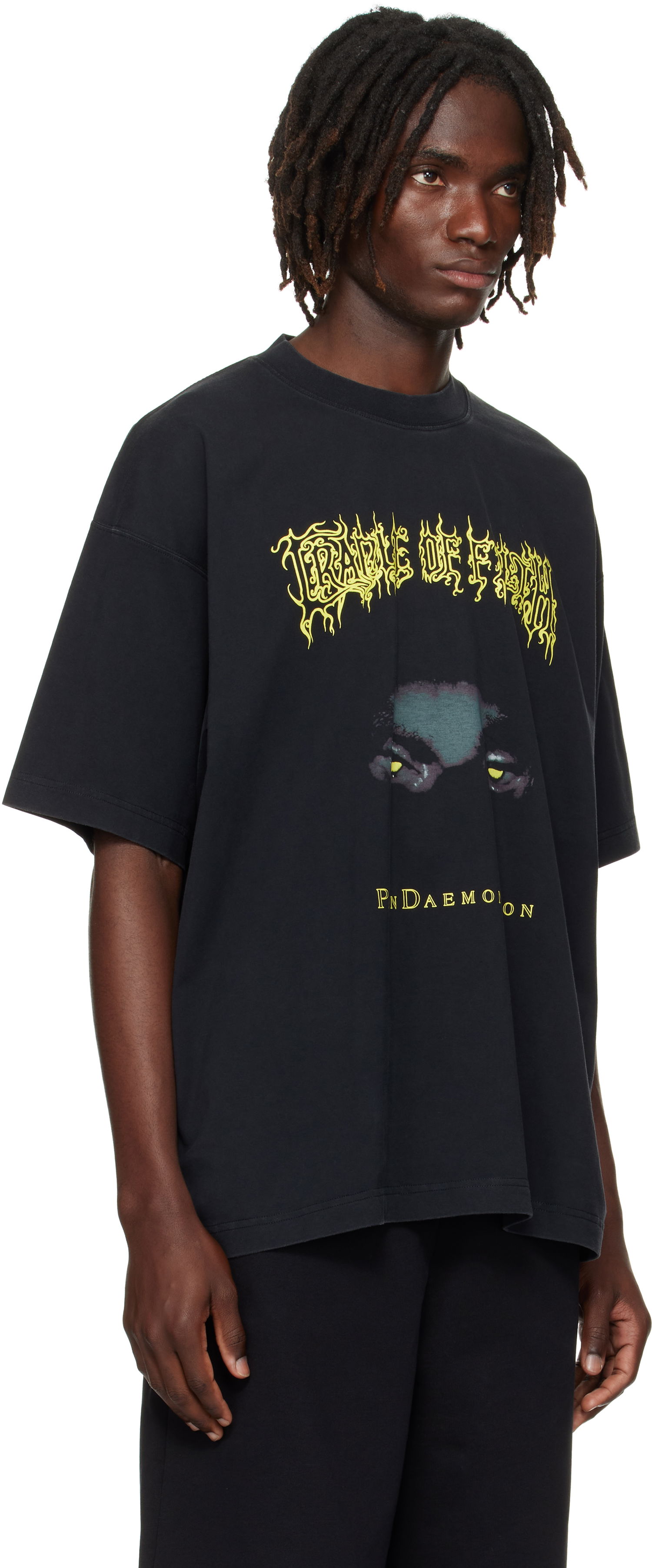 Тениска VETEMENTS Vetements Cradle of Filth Pandaemonaeon Oversized T-Shirt Черно | UCF76TR550B, 1