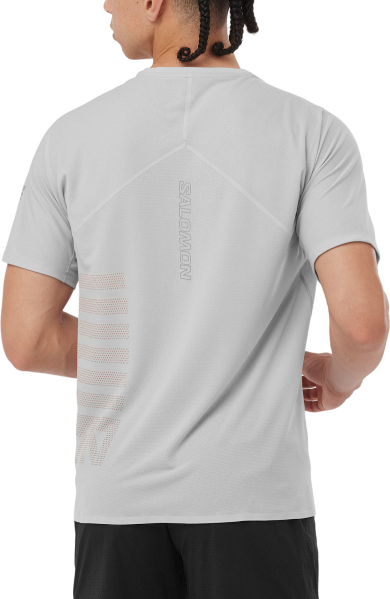 Тениска Salomon SENSE AERO SS TEE GFX M Сиво | lc2188700, 1