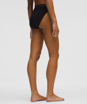 гащички lululemon High-Rise Stretch Cotton Bikini Briefs Черно | prod20002459, 6