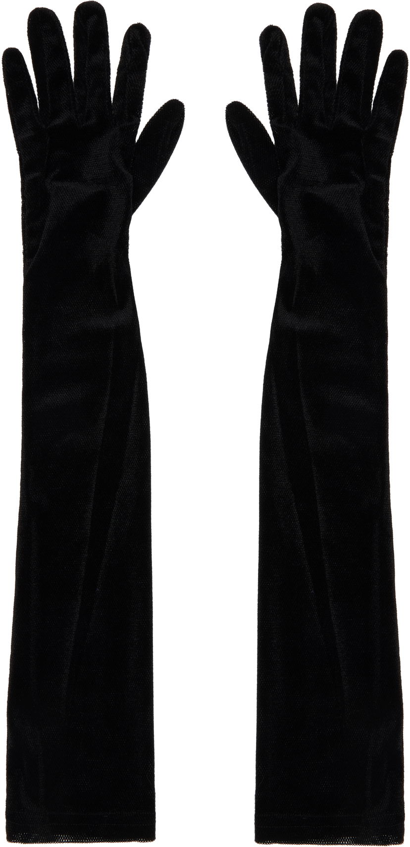 Ръкавици Anna Sui Anna Sui Velvet Mesh Gloves Черно | 625L90