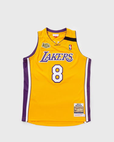 Фланелка Mitchell & Ness NBA AUTHENTIC JERSEY LOS ANGELES LAKERS HOME 1999-00 FINALS KOBE BRYANT #8 Жълто | AJY4CP19001-LALLTGD99KBR, 0