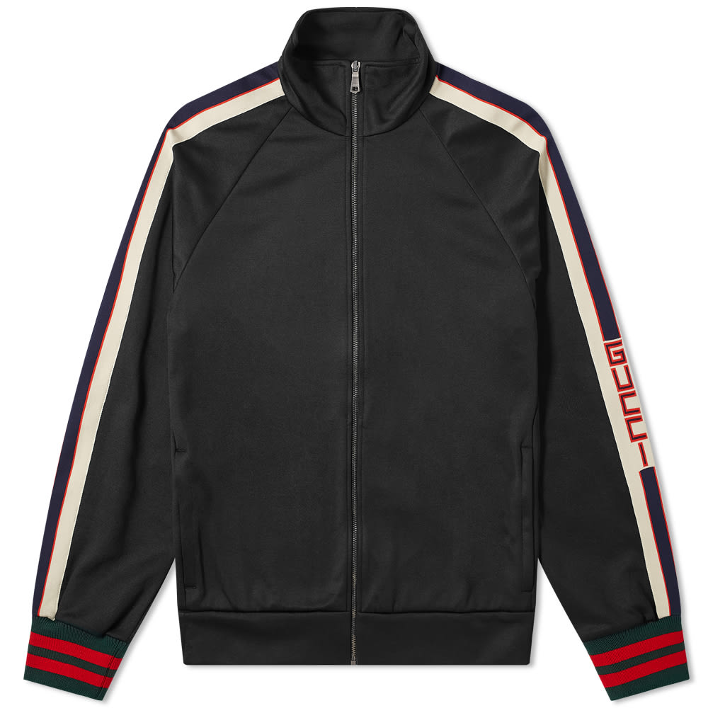 Суитчър Gucci Taped Logo Track Jacket Черно | 474634-X5T39-1008, 0