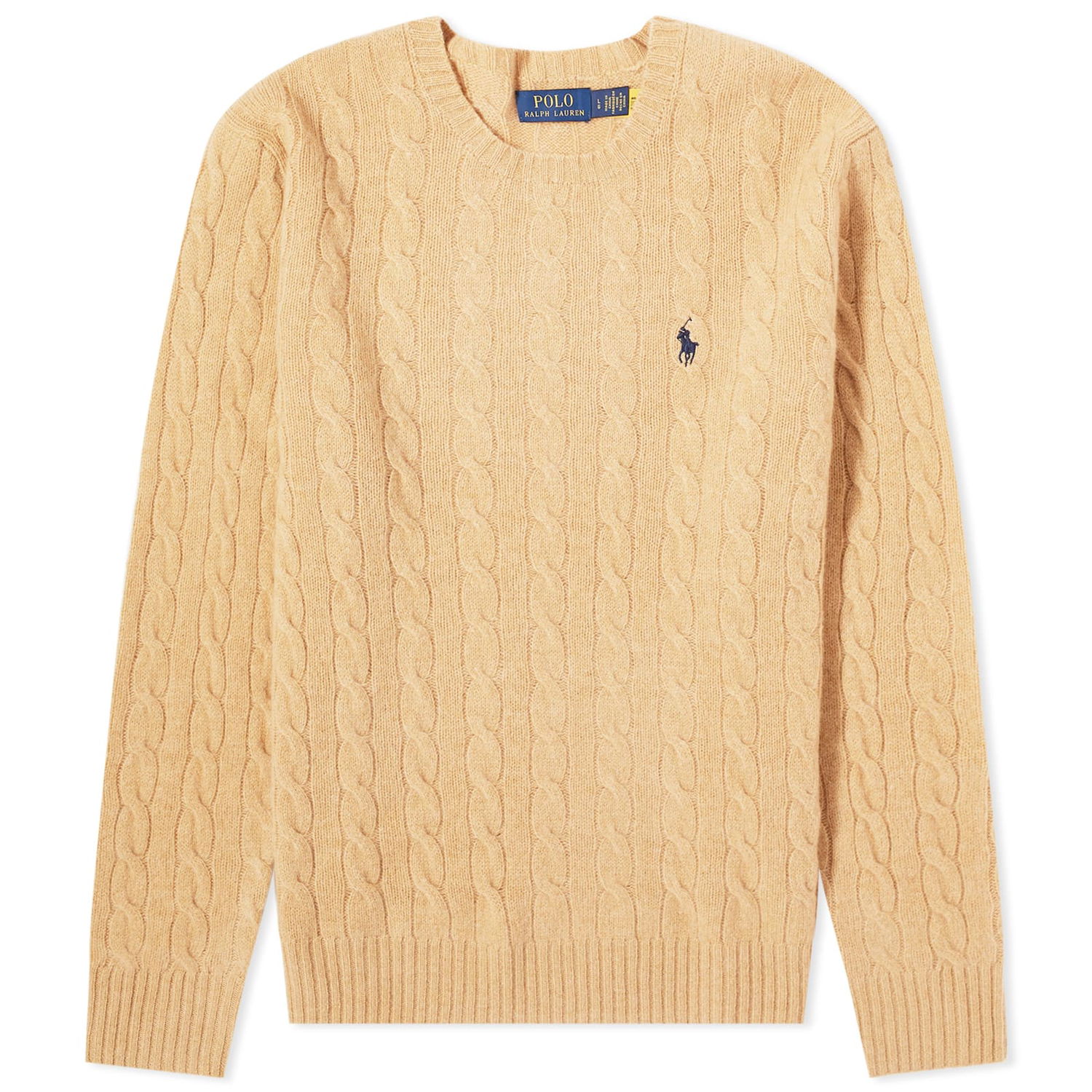 Пуловер Polo by Ralph Lauren Wool Cashmere Crewneck Бежово | 710876762009, 0