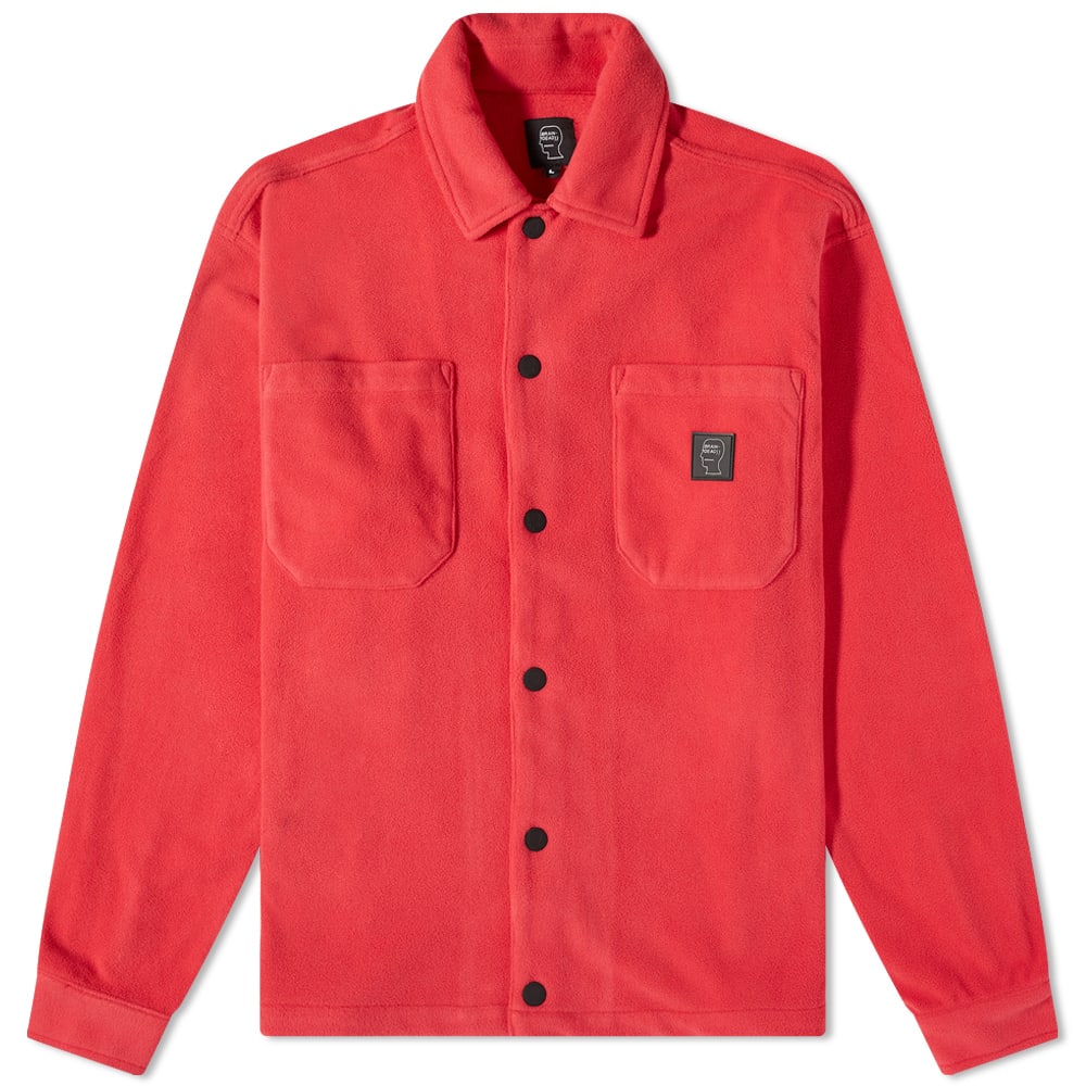 Яке Brain Dead Polar Fleece Climber Over Shirt Червено | BDF21T22002003PK03, 0