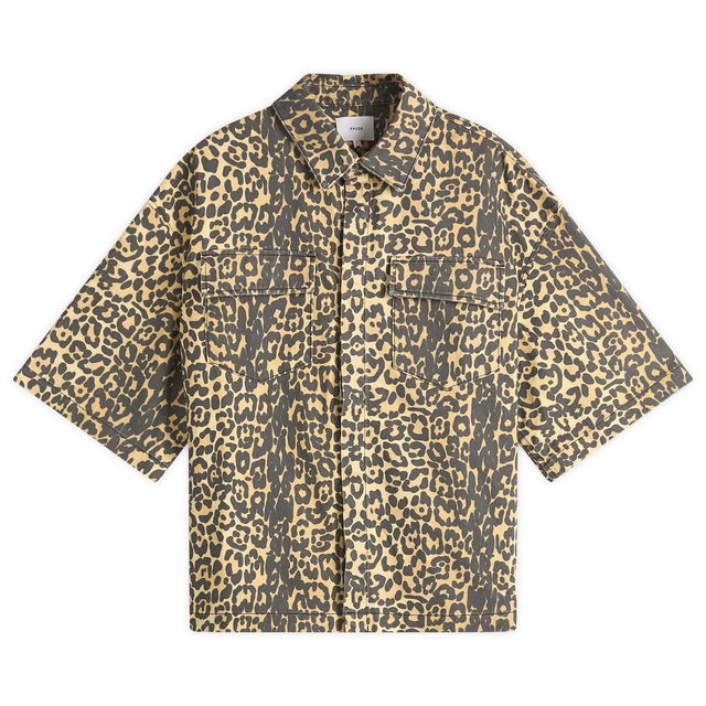 Rhude Leopard Short Sleeve Shirt