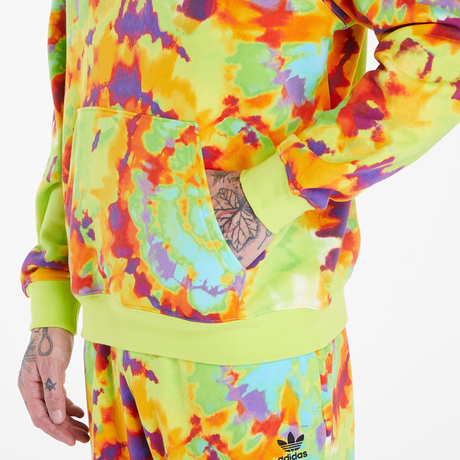 Суитчър adidas Originals T&D Hooded Aop Impyel Almye Многоцветен | IZ2507, 1