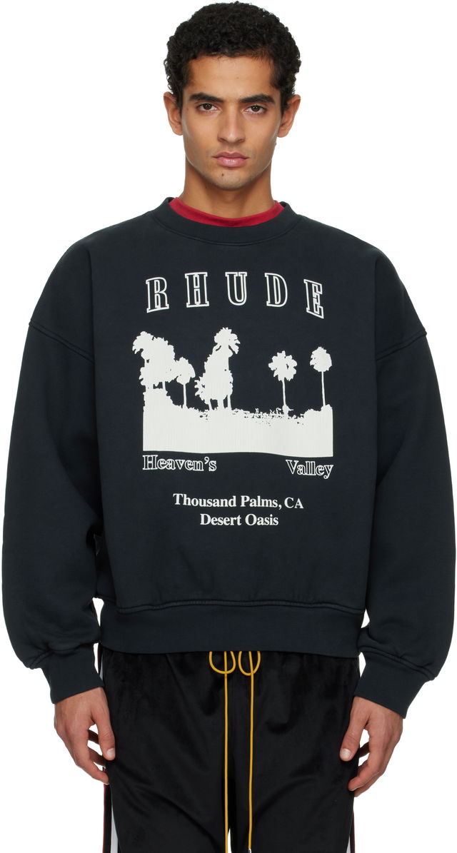 'Thousand Palms' Heaven's Valley Desert Oasis Crewneck Sweatshirt