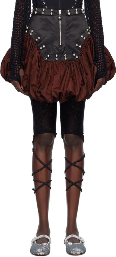 Пола Chopova Lowena Chopova Lowena Backtuck Miniskirt Кафяво | 3251, 0