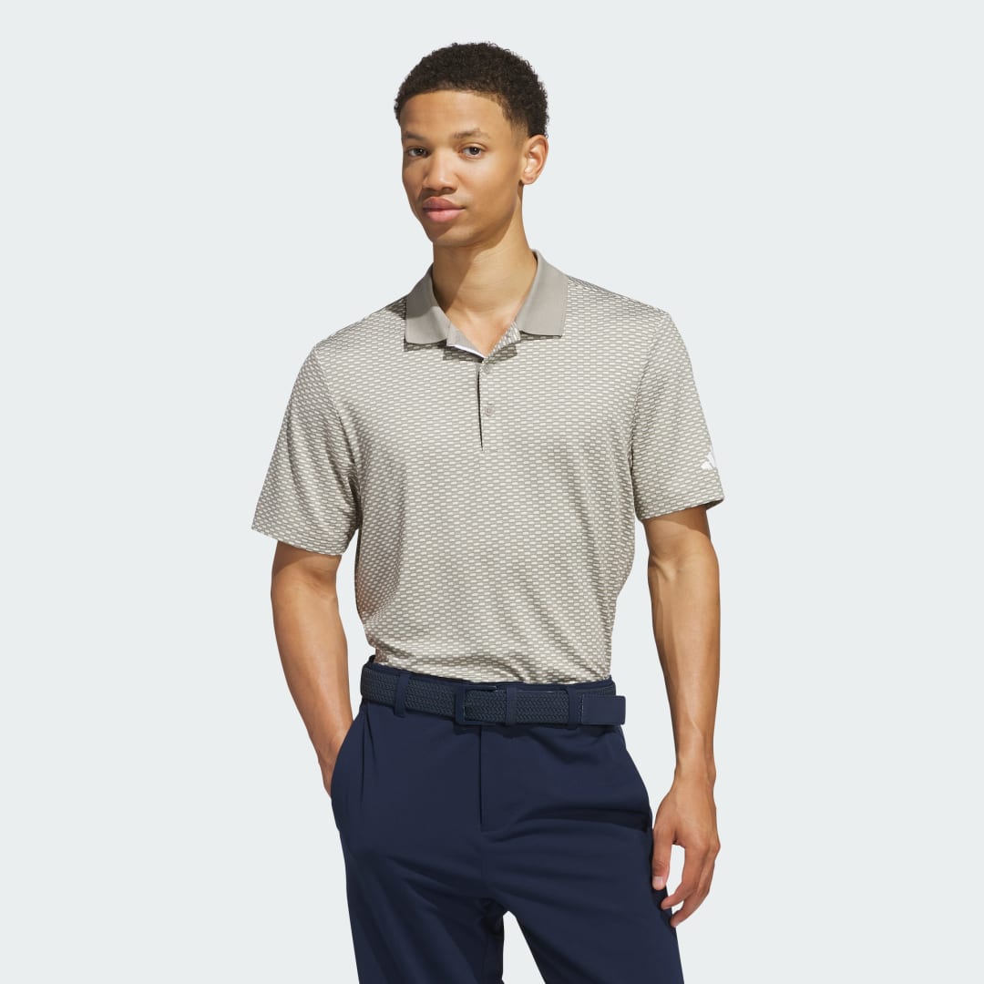 Поло тениска adidas Performance Beyond Textured Polo Shirt Сиво | JF4882, 0