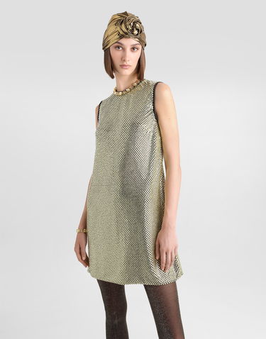 Pокля Dolce & Gabbana Crystal Mesh Dress Металик | F6TJMZFLSK3S0997, 3
