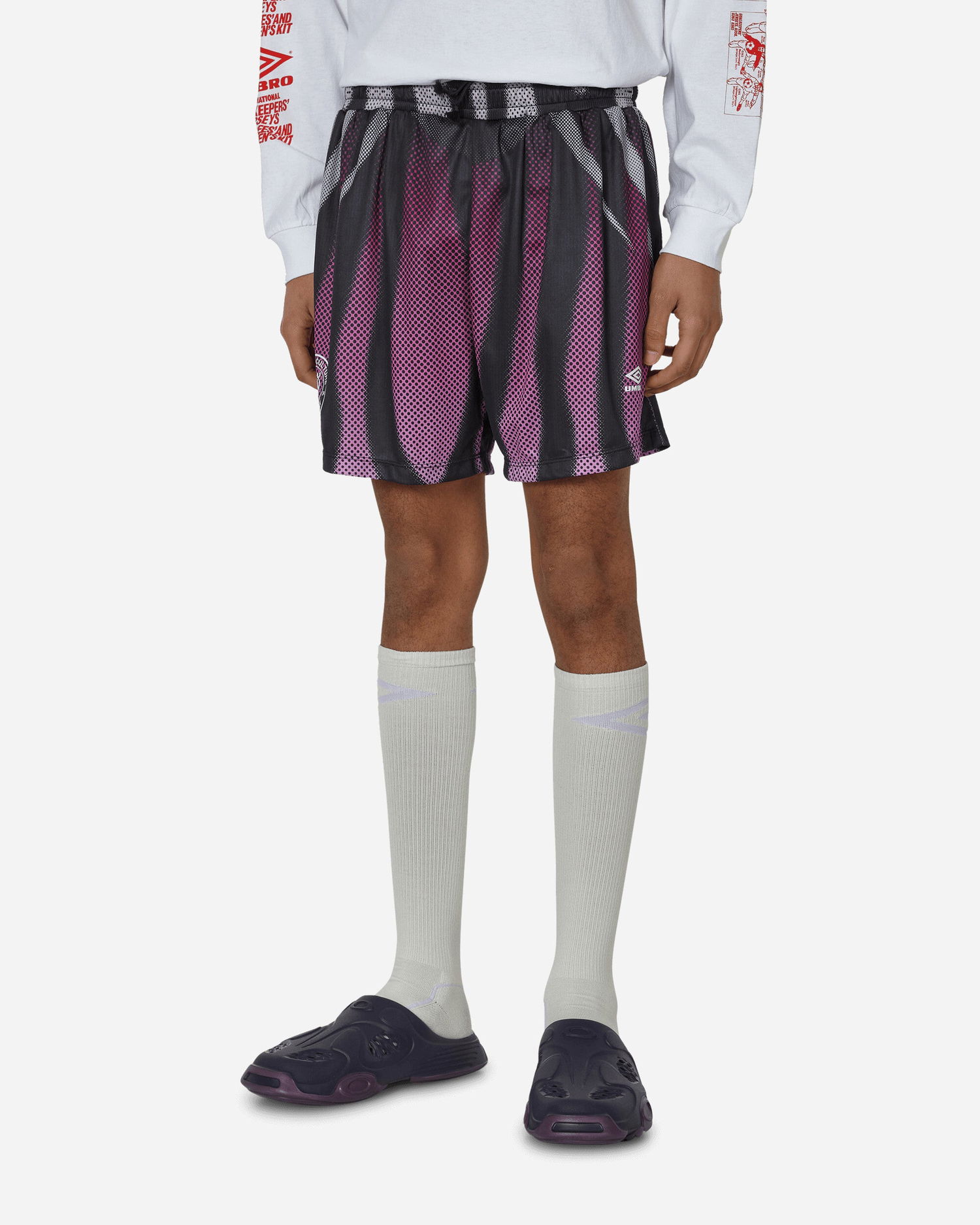 Къси панталони Umbro Kit Shorts Black / Purple Лилаво | UBMW087FA57 MLT0001, 0