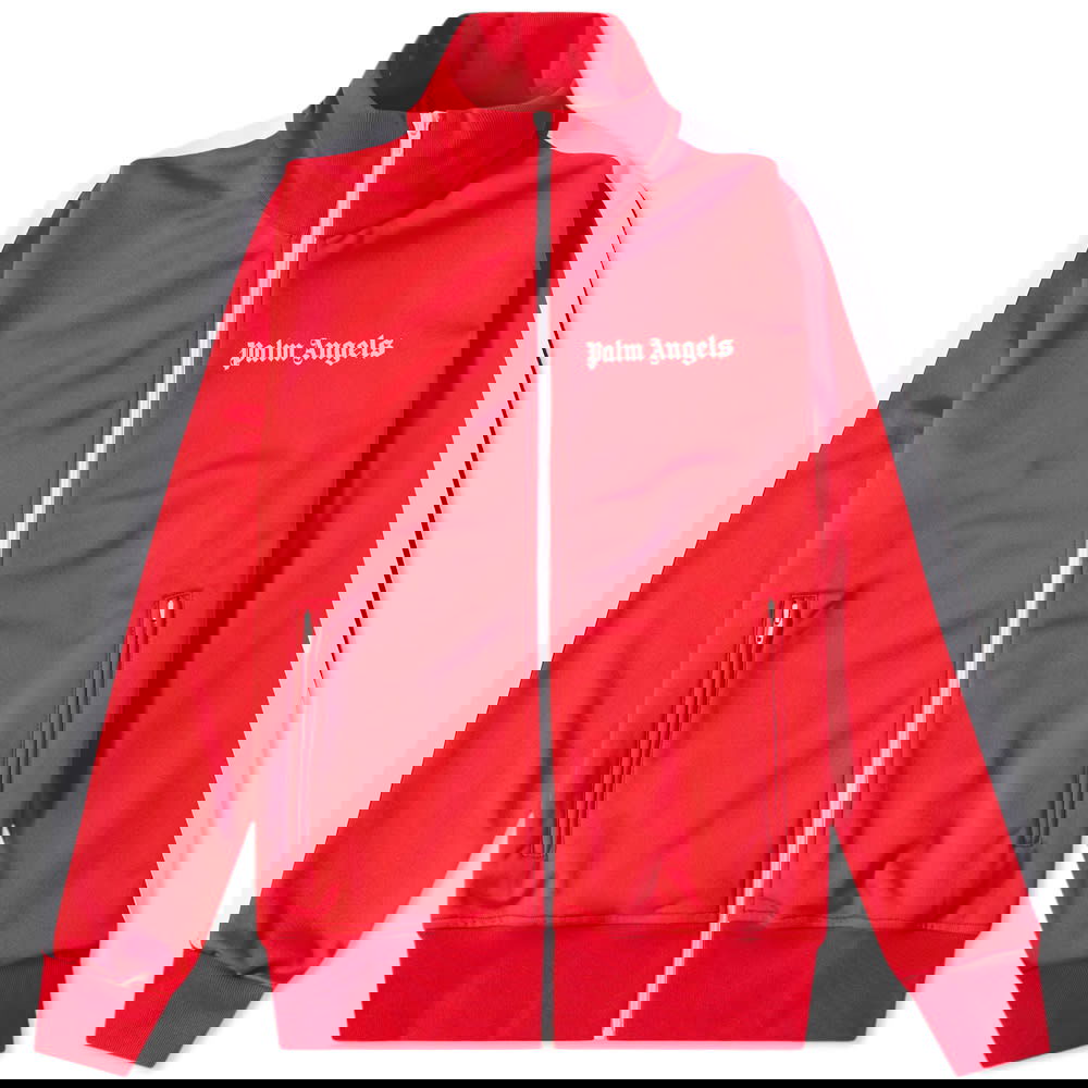 Яке бомбър Palm Angels Taped Track Jacket Червено | PMBD001C99FAB0012501, 0