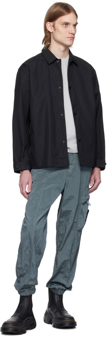 Ветровка Stone Island Stone Island Supima Cotton Canvas Overshirt Черно | K1S15 1200013 S0011, 4