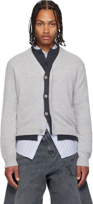 Пуловер JW Anderson JW Anderson Layered Cardigan Сиво | KW1434-YN0423, 0
