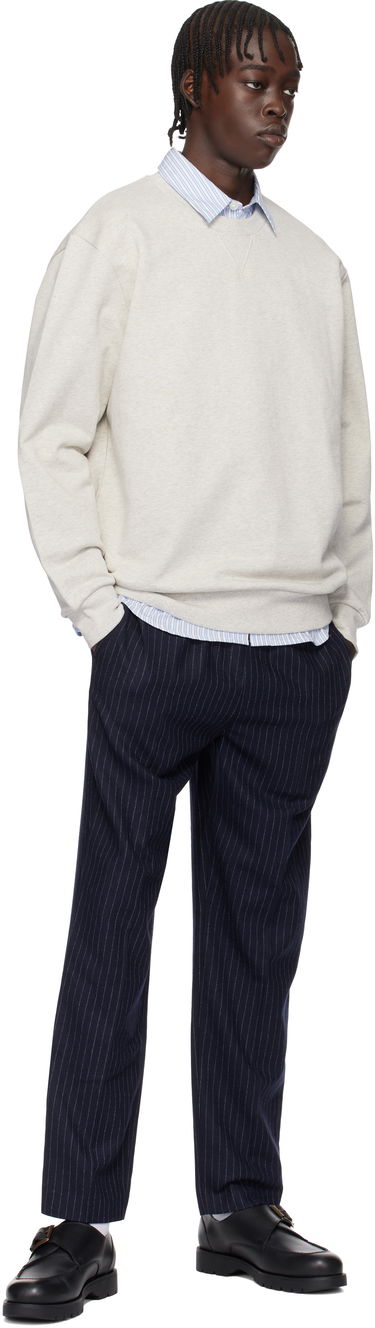 Суитчър A.P.C. Label H Crewneck Sweatshirt Сиво | COHCM-H27964, 3