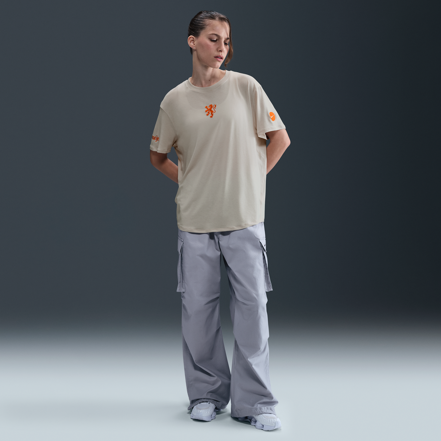 Тениска Nike Nike One Dri-FIT Relaxed Netherlands Short Sleeve T-Shirt Бежово | HJ4120-106, 1
