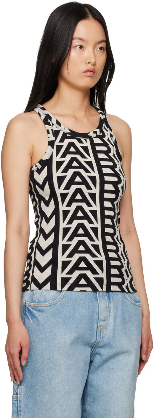 Потник Marc Jacobs Marc Jacobs Monogram Rib Knit Tank Top Черно | 2P3RTP016C12, 1