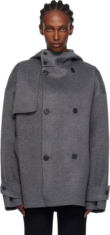 Палта JW Anderson JW Anderson Oversized Peacoat Сиво | CO0343-PG1559, 0