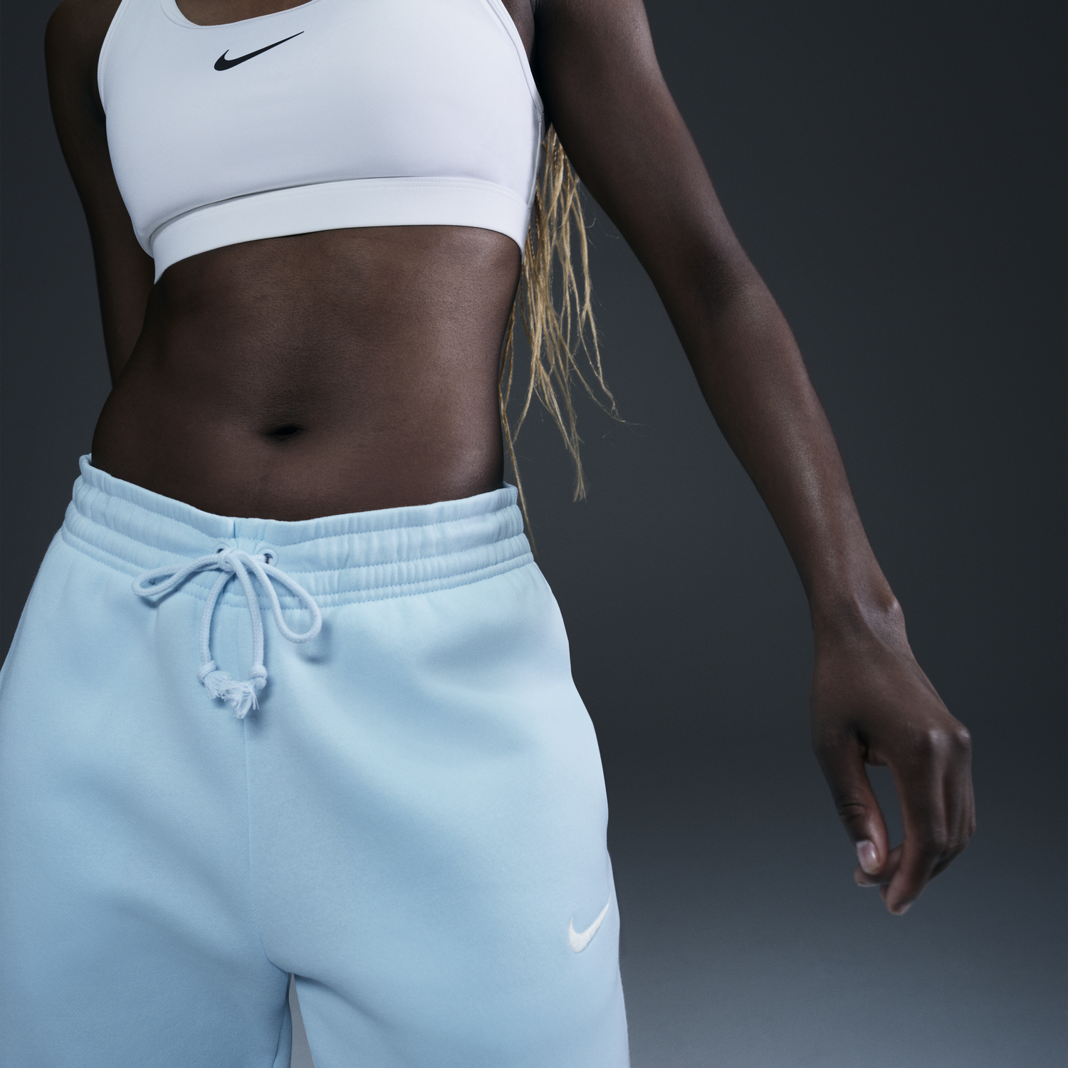 Спортни панталони Nike Sportswear Phoenix Fleece Синьо | FZ7626-474, 1
