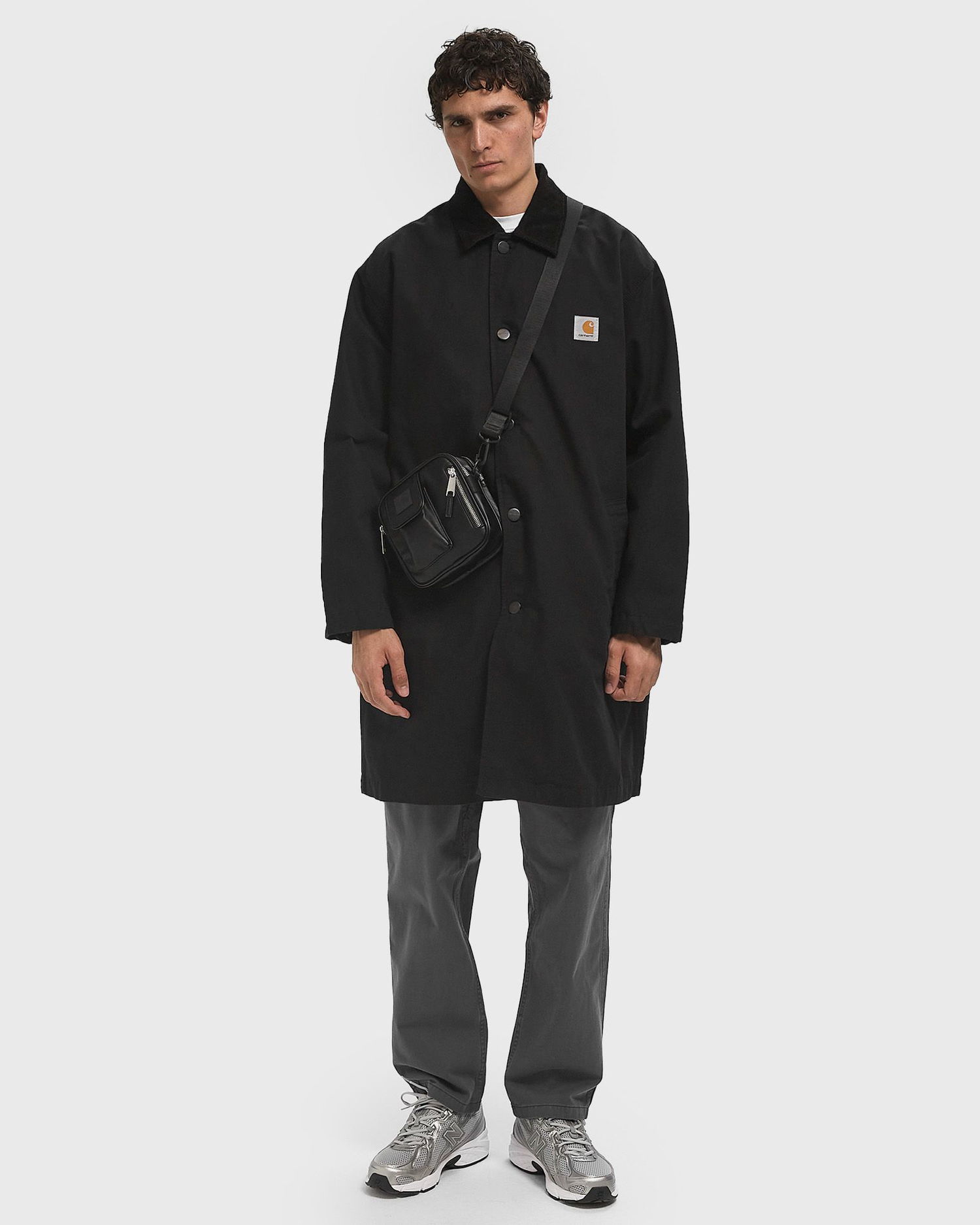 Палта Carhartt WIP Webster Corduroy Collar Coat Черно | I035618-00E.02, 1