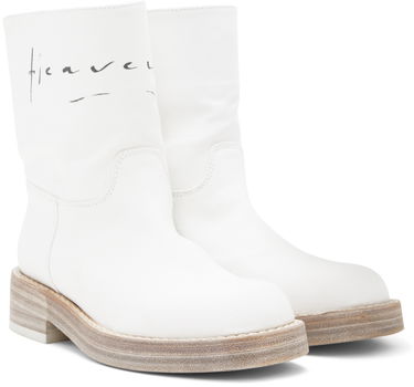 Облекло Ann Demeulemeester Ann Demeulemeester Billie Canvas Boots Бяло | 2201-W-R11-195-001, 3