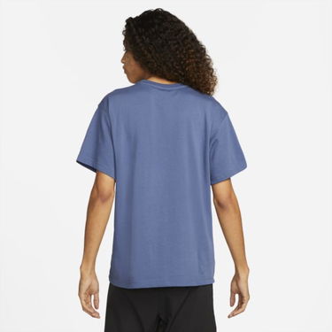 Тениска Nike Sportswear Lightweight Knit Short-Sleeve Top Синьо | DM6585-410, 1