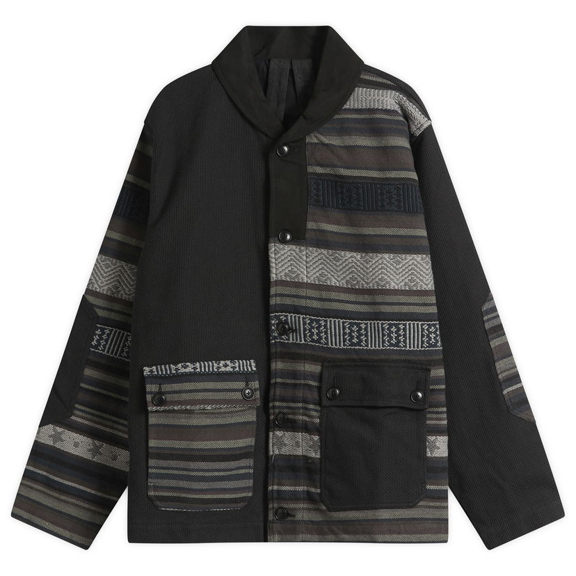 Яке Maharishi Upcycled Patchwork Shawl Collar Chore Jacket Многоцветен | 7142-BLK