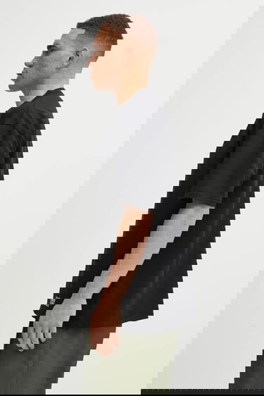 Тениска WACKO MARIA Oversized T-Shirt Черно | 25FW.WMT.WT03, 1