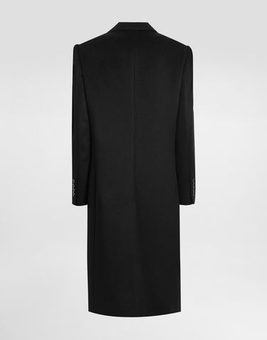 Палта Dolce & Gabbana Single-breasted Coat In Bonded Cloth Черно | F0W3ATGDDC1N0000, 1