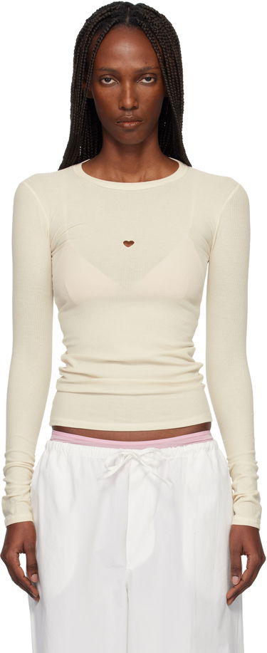 Тениска Baserange Heart Long Sleeve T-shirt Бяло | TOHLS-RB-000, 0