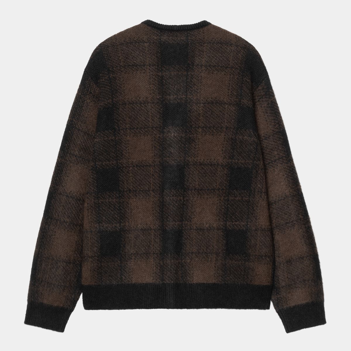 Пуловер Carhartt WIP Cardigan Everson Jacquard Кафяво | I035978_24, 1