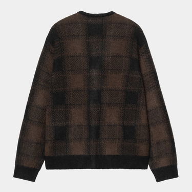 Пуловер Carhartt WIP Cardigan Everson Jacquard Кафяво | I035978_24, 1