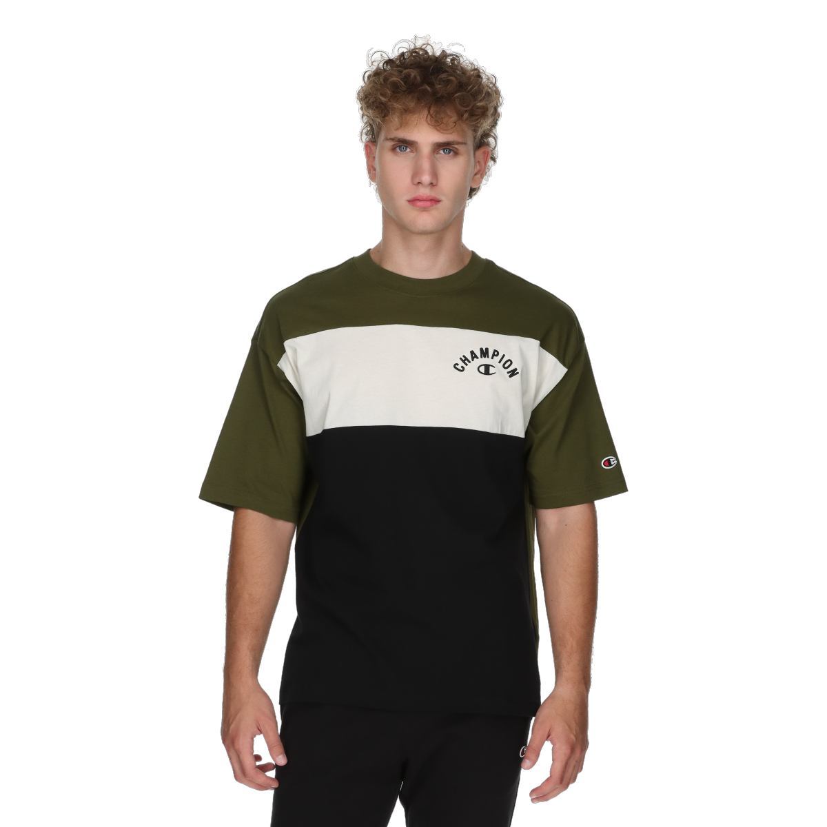 Тениска Champion T-Shirt Color Block T-Shape Многоцветен | 221743-GS585, 0