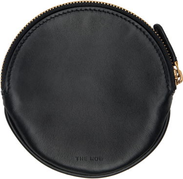Портфейл The Row Round Leather Coin Pouch Черно | W1733-L108, 0