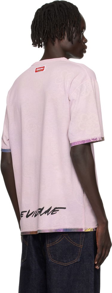Тениска KENZO Kenzo Paris Futura 2000 Edition Reversible T-Shirt Розово | FF65TS2584SG, 2